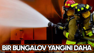 Sapanca'da bungalov yandı