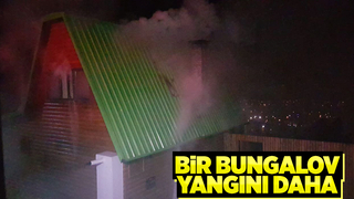 Sapanca'da bungalov yandı