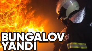 Sapanca'da bungalov yangını