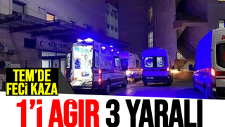 Sapanca'da kaza: 3 yaralı