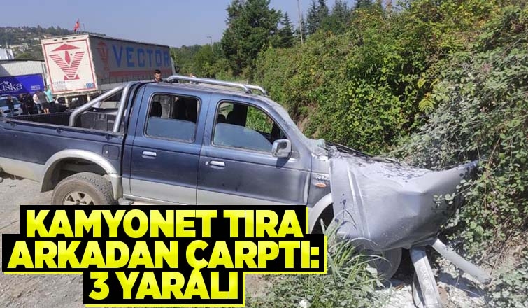 Sapanca'da kaza: 3 yaralı