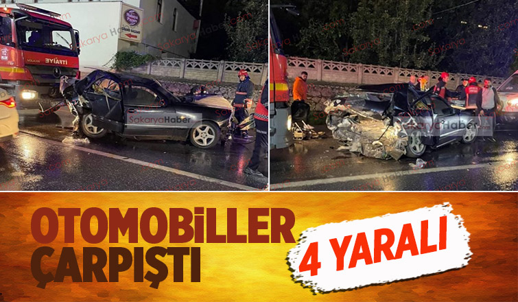 Sapanca'da kaza: 4 yaralı
