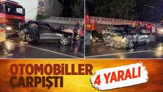 Sapanca'da kaza: 4 yaralı