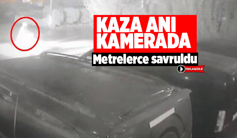 Sapanca'da kaza anı kamerada