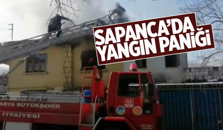 Sapanca'da yangın