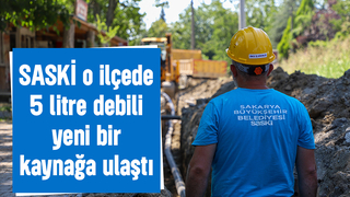 Sapanca'da yeni su kaynağı