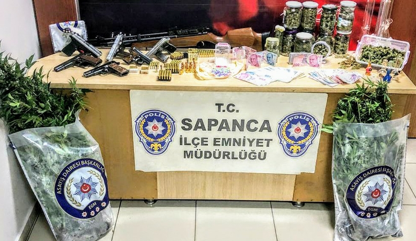 Sapanca'da yılbaşı öncesi uyuşturucu operasyonu