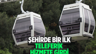 Sapanca'daki teleferik hizmete girdi