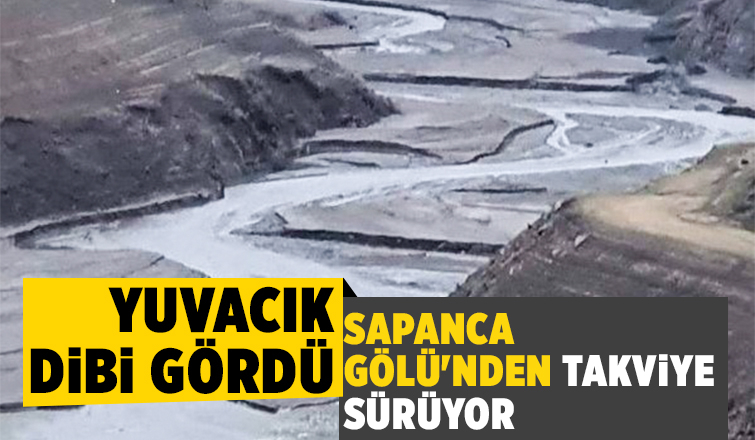Sapanca'dan takviye yapılan Yuvacık'ta endişelendiren görüntü