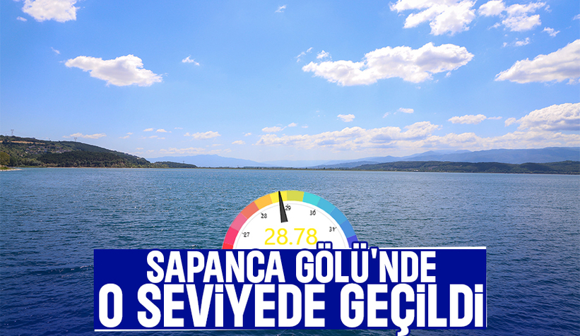 Sapanca Gölü'nde endişe verici durum