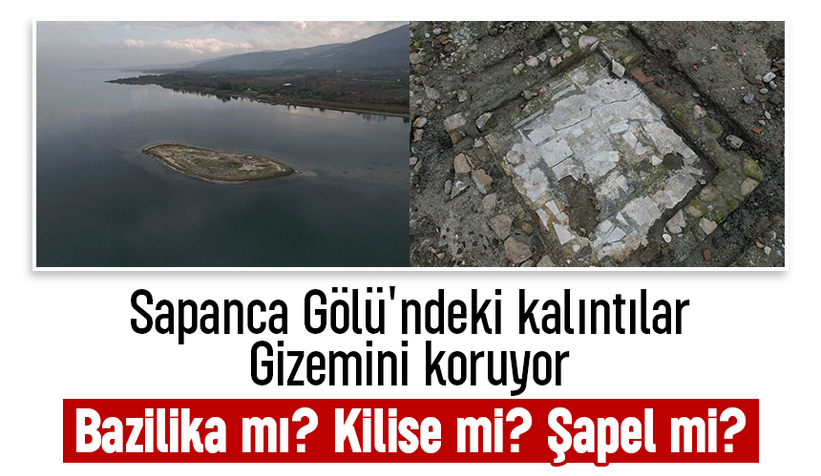 Sapanca Gölü'nde gizemli yapılar