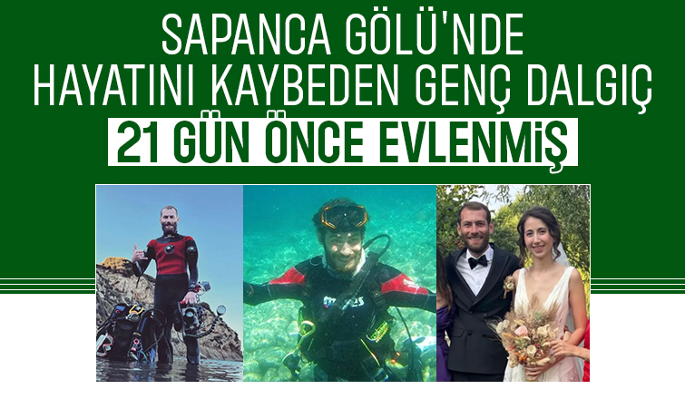 Sapanca Gölü'nde hayatını kaybeden dalgıçtan geriye bu görüntüler kaldı