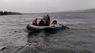 Sapanca Gölü'nde mahsur kalan balıkçıyı AFAD kurtardı