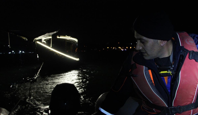 Sapanca Gölü'nde mahsur kaldılar