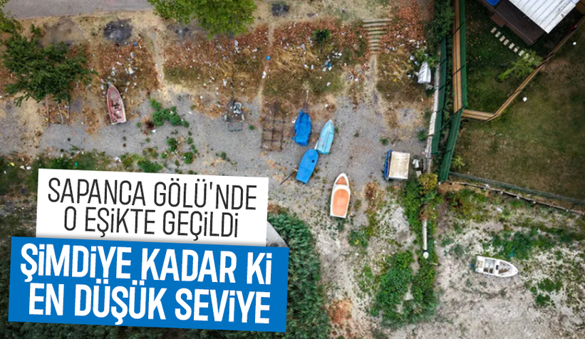 Sapanca Gölü'nde o eşikte geçildi