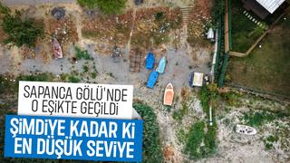 Sapanca Gölü'nde o eşikte geçildi