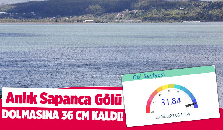 Sapanca Gölü'nde son durum