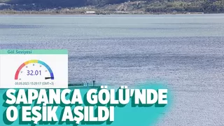 Sapanca Gölü'nde son durum