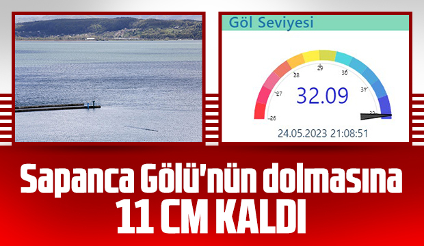 Sapanca Gölü'nde son durum