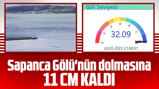 Sapanca Gölü'nde son durum