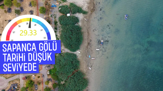 Sapanca Gölü'nde su seviyesi hızla düşüyor; İşte son durum