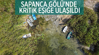 Sapanca Gölü'nde su seviyesi kritik seviyede