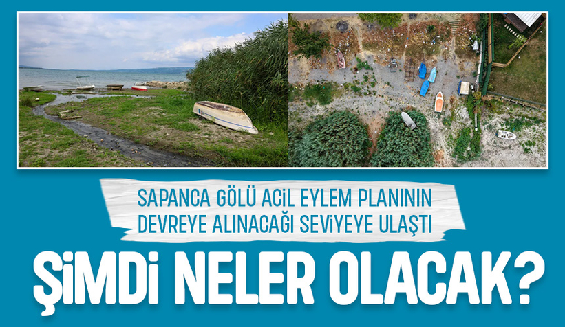 Sapanca Gölü'nde su seviyesi önlemlerin alınacağı seviyeye düştü