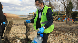 Sapanca Gölü'nde temizlik
