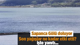 Sapanca Gölü'nden güzel haber