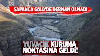 Sapanca Gölü'nden su takviyesi yapılan barajda kuraklık sinyalleri