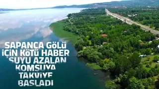 Sapanca Gölü'nden Yuvacık'a takviye başladı