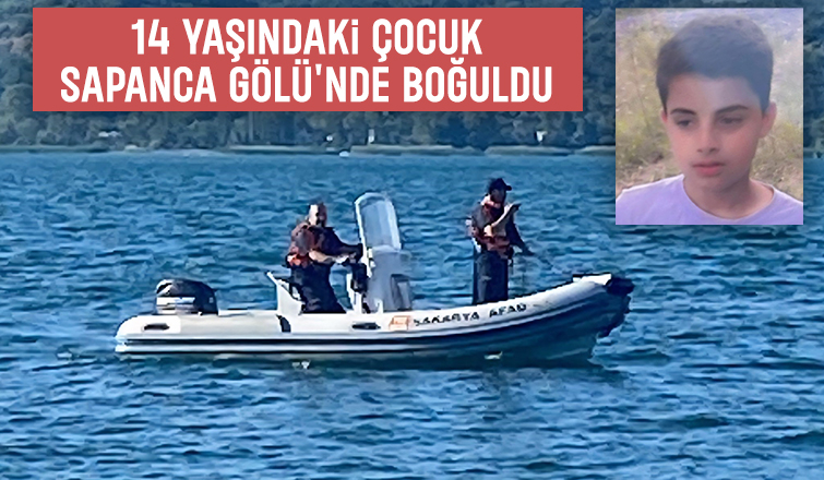 Sapanca Gölü'ne giren çocuk boğuldu