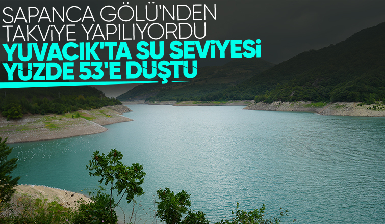 Sapanca Gölü'ne kötü haber; Yuvacık'ta su seviyesi düştü