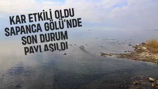 Sapanca Gölü'nün su seviyesinde son durum açıklandı