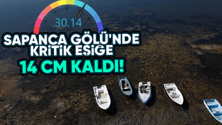 Sapanca Gölü'nün su seviyesinde son durum
