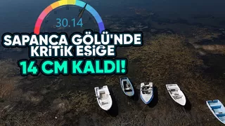 Sapanca Gölü'nün su seviyesinde son durum