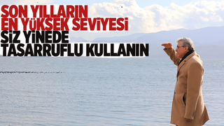 Sapanca Gölü rekor seviyede