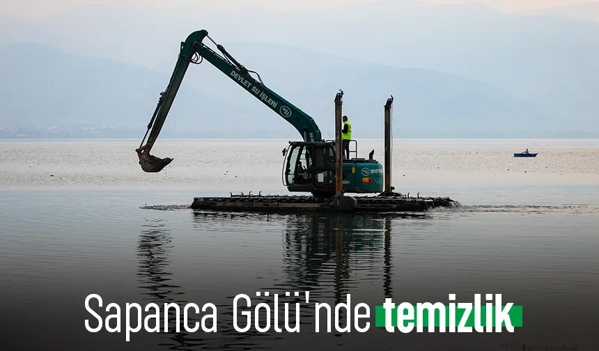 Sapanca Gölü temizleniyor