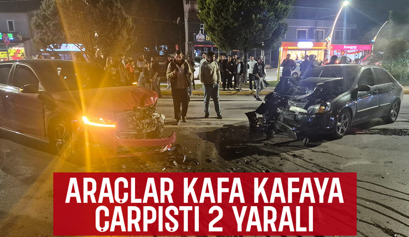 Feci kazada 2 kişi yaralandı