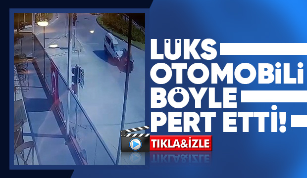 Sapanca yolunda 3 kişinin yaralandığı kaza kamerada