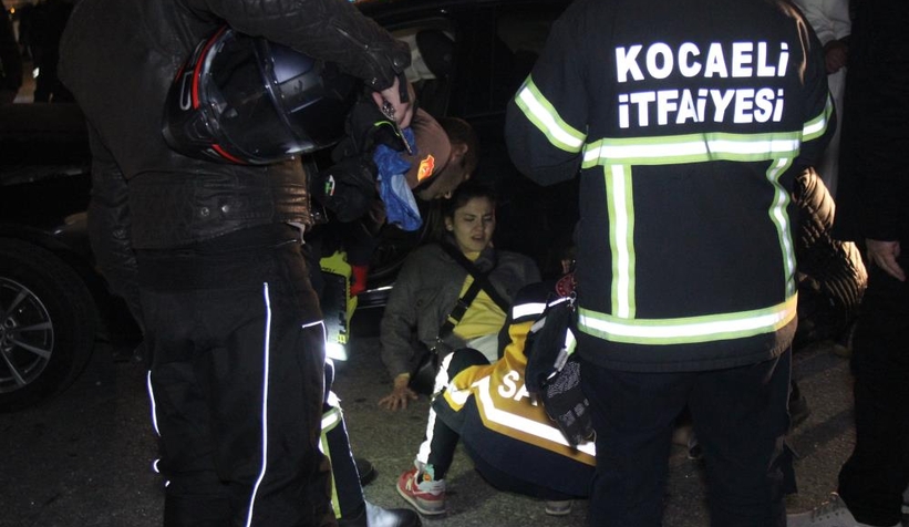 Sapanca yolunda feci kaza: 2 yaralı