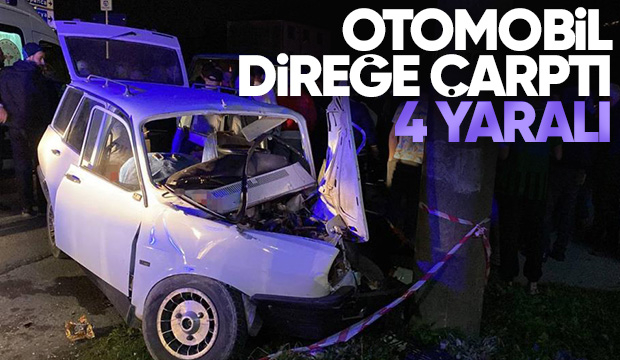 Sapanca yolunda kaza: 4 yaralı