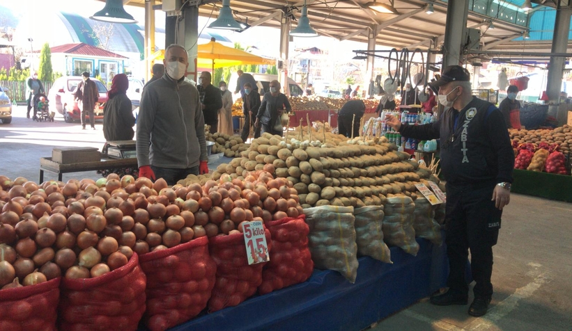 Sapanca’da yılbaşı öncesi pazar denetimi