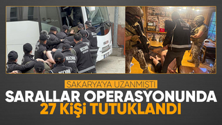 Sarallar operasyonunda gözaltına alınanların tamamı tutuklandı