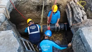 SASKİ bayram tatilinde aralıksız şekilde sahadaydı