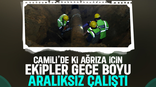 SASKİ Camili'deki arıza için seferber oldu