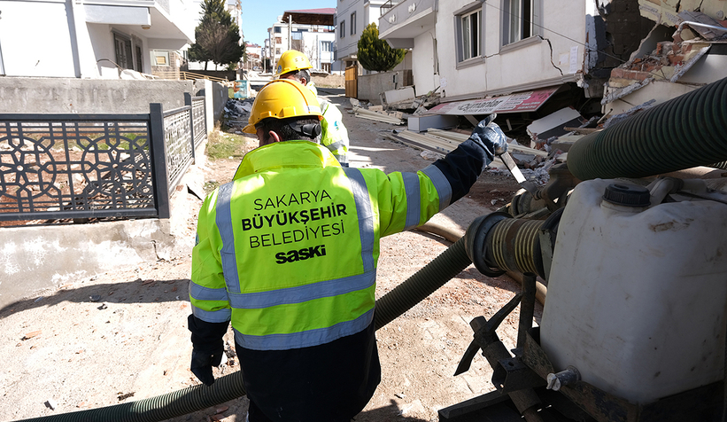 SASKİ, Maraş'taki altyapı çalışmalarını sürdürüyor