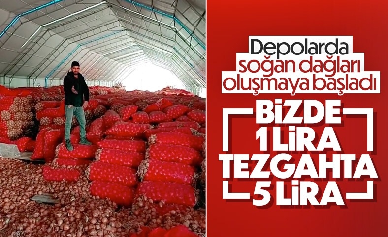 Satılamayan soğanlar depolarda kaldı