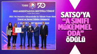 SATSO A Sınıf Mükemmel Oda ödülü aldı