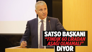 SATSO Başkanı Altuğ'dan fındık fiyatı açıklaması